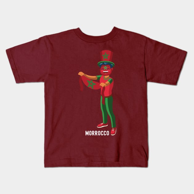 Morocco Kids T-Shirt by medfrigo